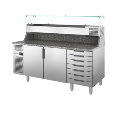 Pizza counter